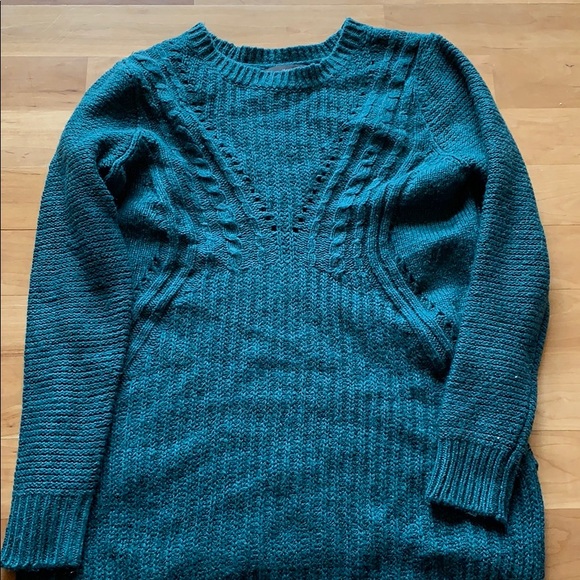 deep teal sweater